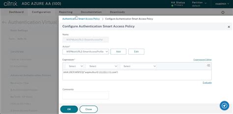 citrix workspace authentication policy